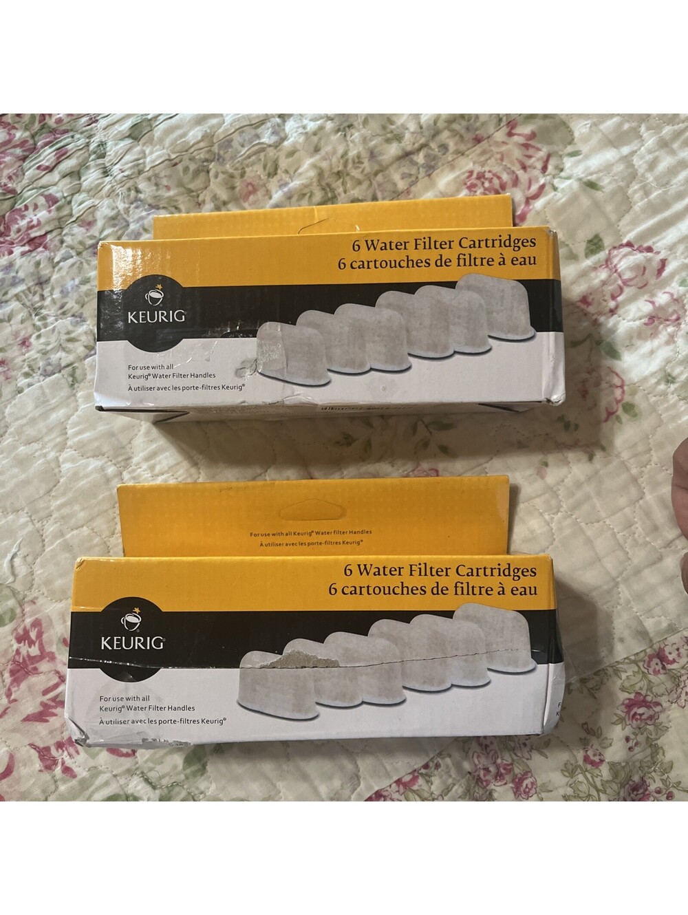 Genuine OEM Keurig Water Filter Cartridges 12 Count Lot of 2 Boxes Coffee Maker